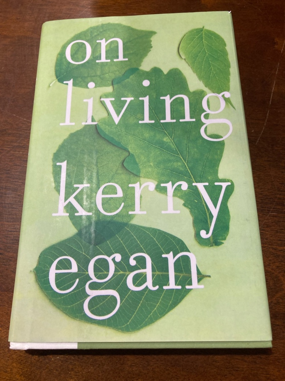 On Living by Kerry Egan hardback